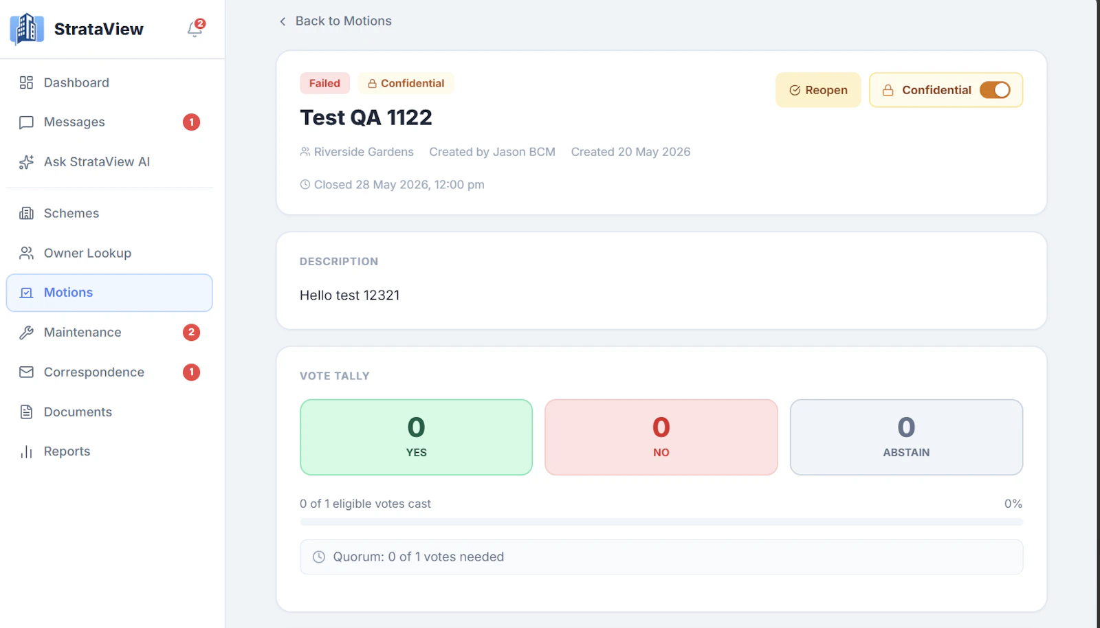 StrataView — Strata Committee Management screenshot 3