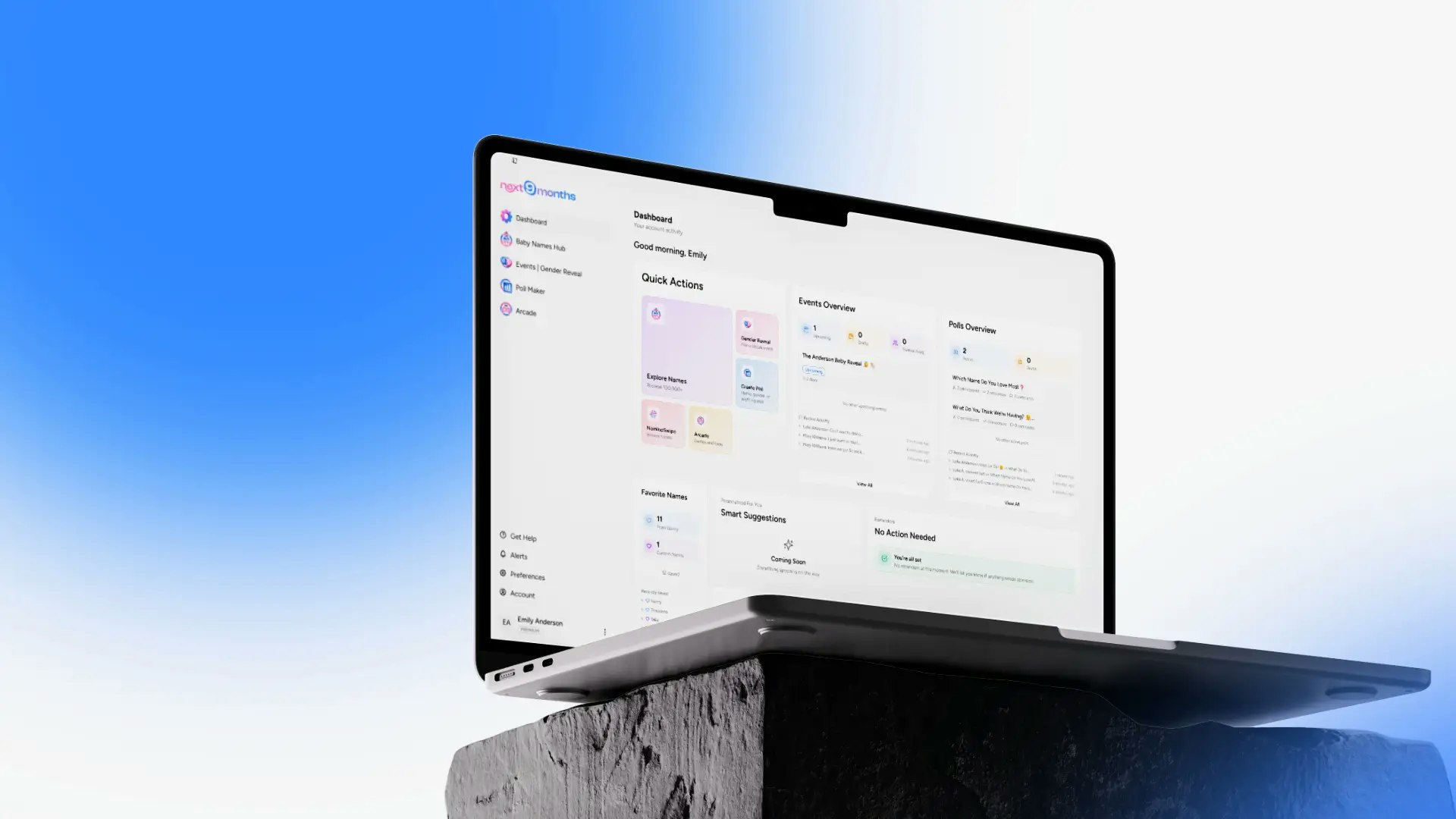 Next 9 Months - Screenshot 5 showing product features and functionality