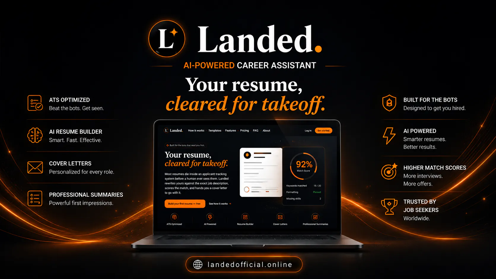 Landed — Resumes that clear the ATS gallery image