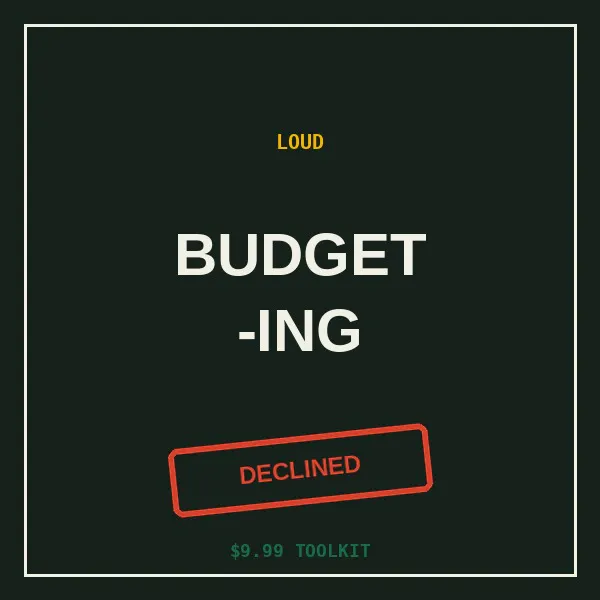 Loud Budgeting Toolkit logo