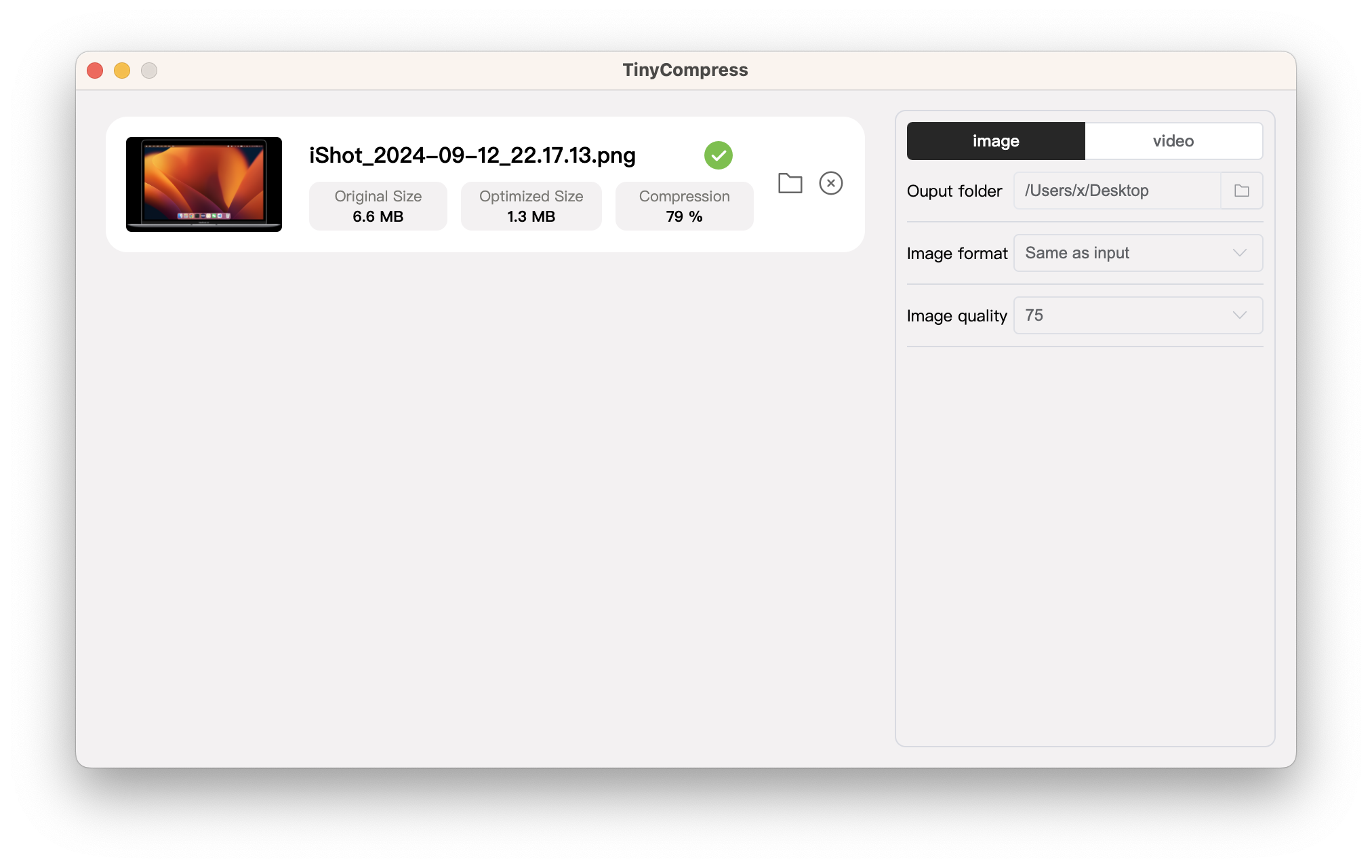 Media TinyCompress 2