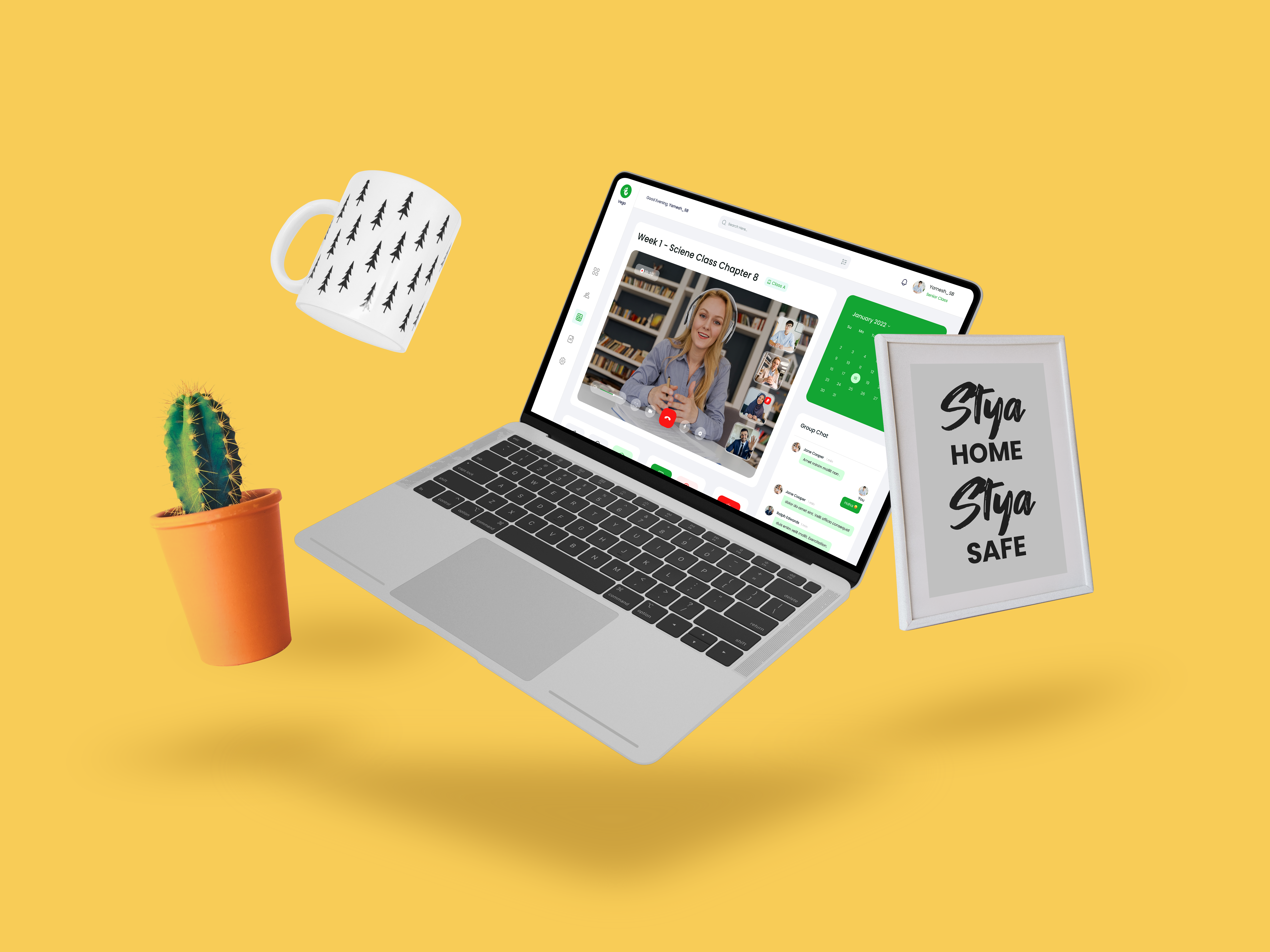 Nền tảng học tập điện tử- Trang gọi video media 4