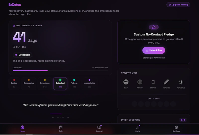 ExDetox screenshot 2