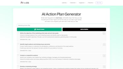 AI Action Plan Generator gallery image