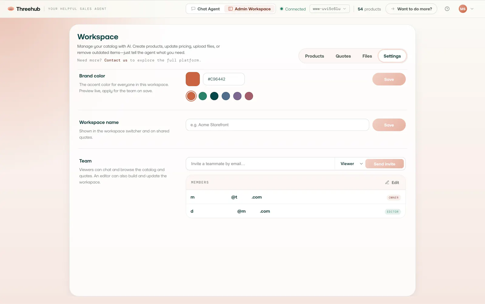 Threehub screenshot 3