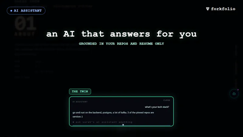 Forkfolio screenshot 3