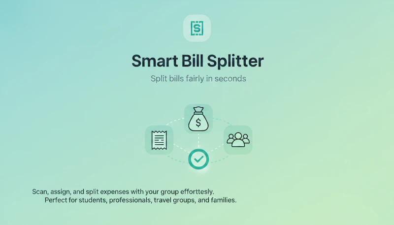 Smart Bill Splitter screenshot 1