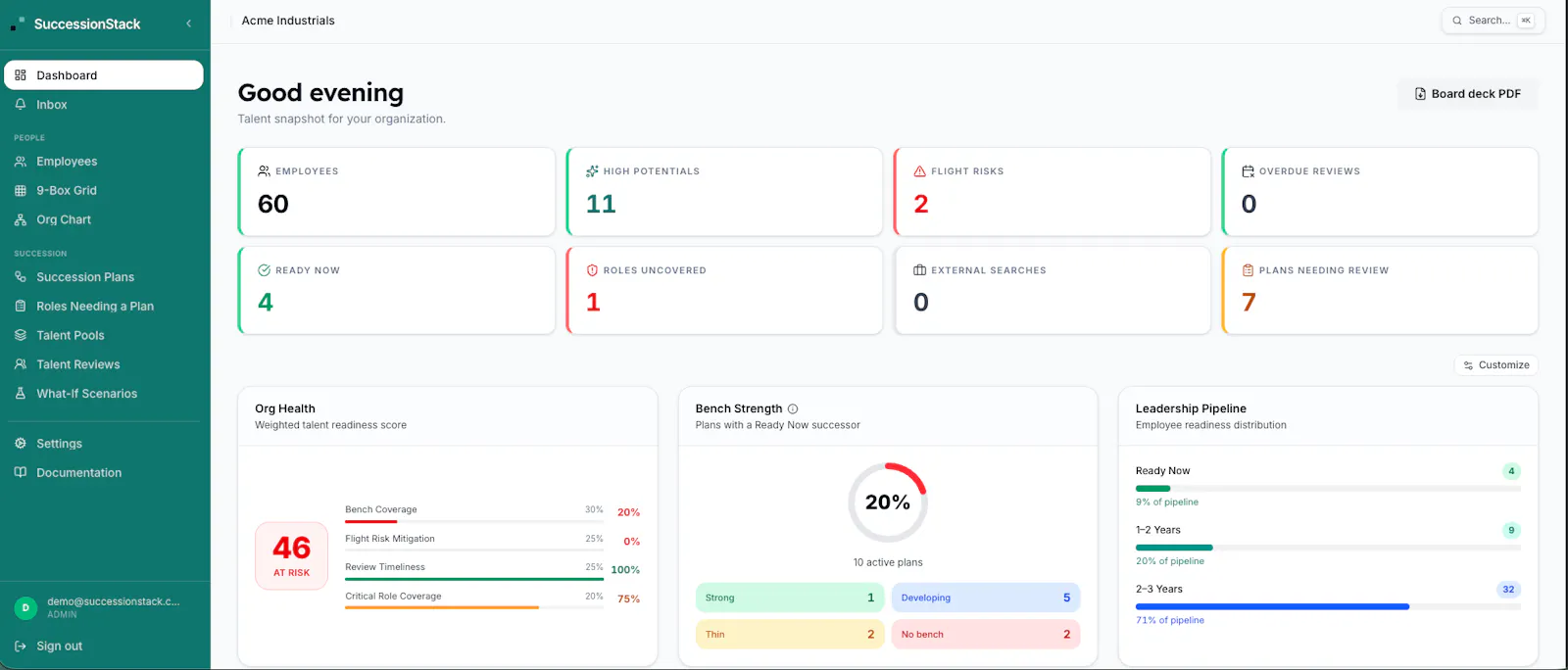 SuccessionStack screenshot 2