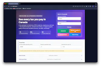 Canadian Tax Calculator gallery image