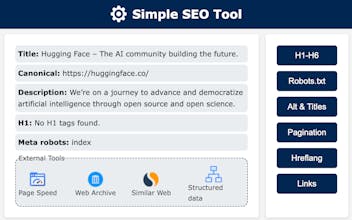 Simple SEO Tool gallery image