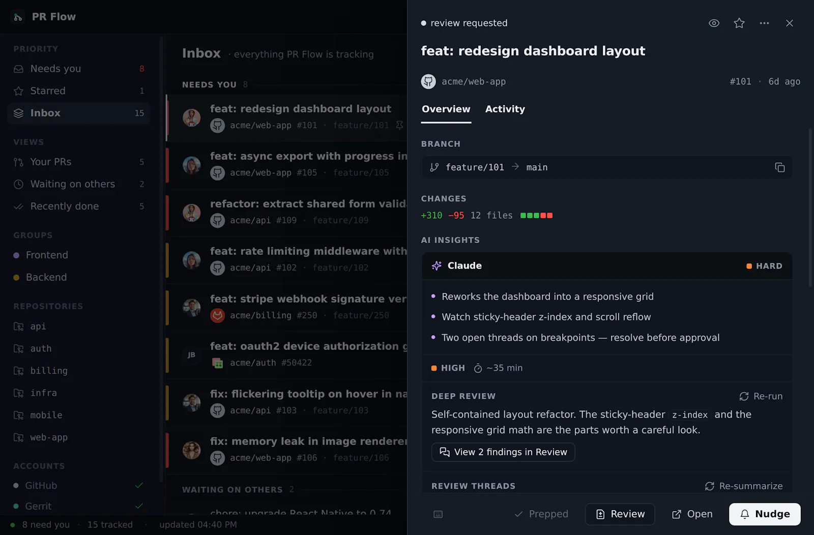PR Flow screenshot 4