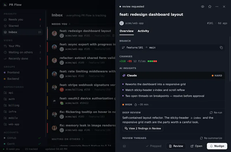 PR Flow screenshot 4