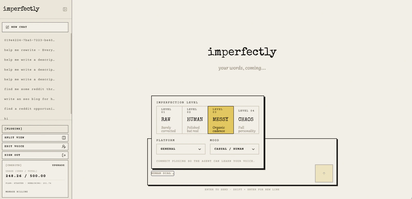 imperfectly screenshot 5