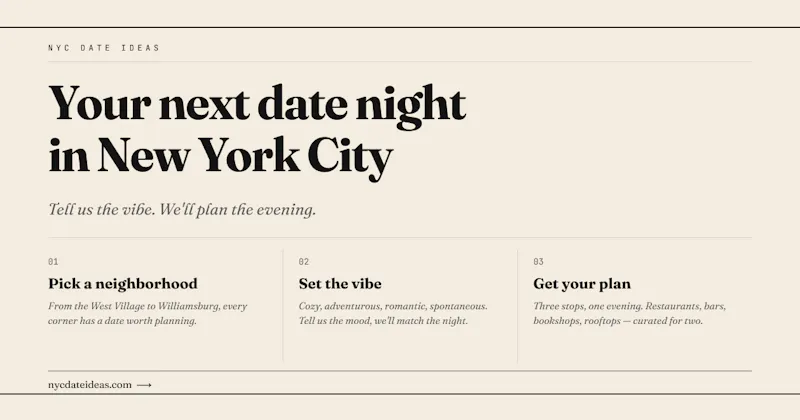 NYC Date Ideas screenshot 2