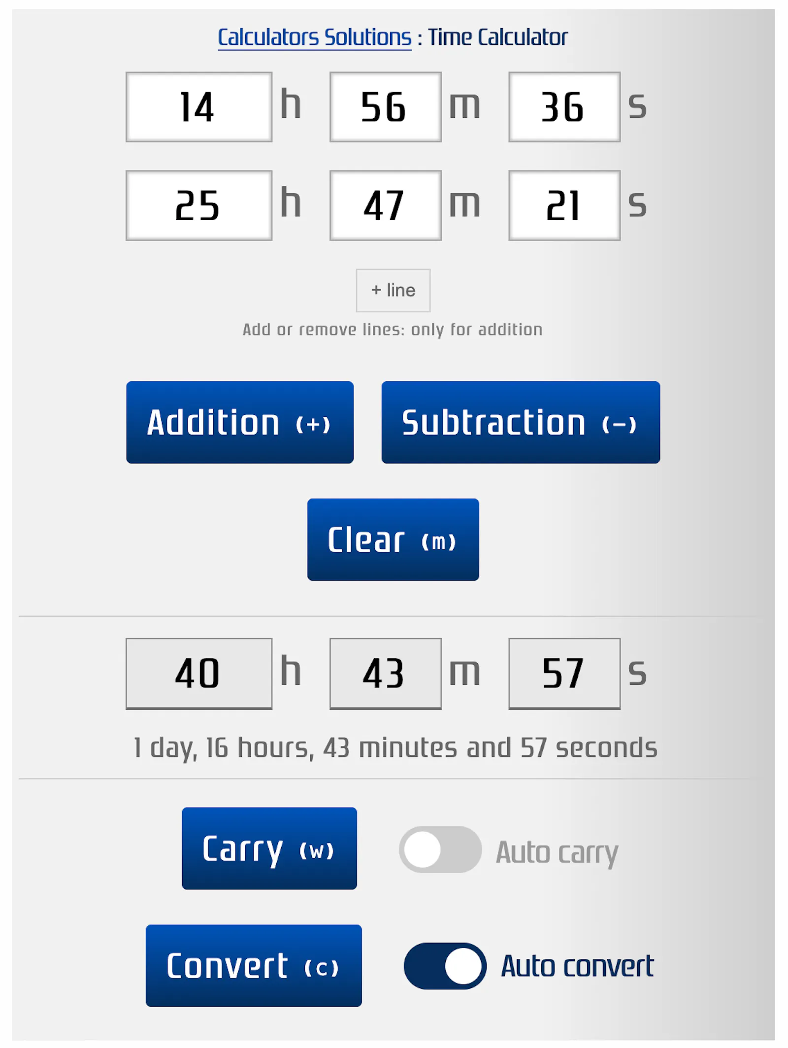 Calculators.Solutions screenshot 3