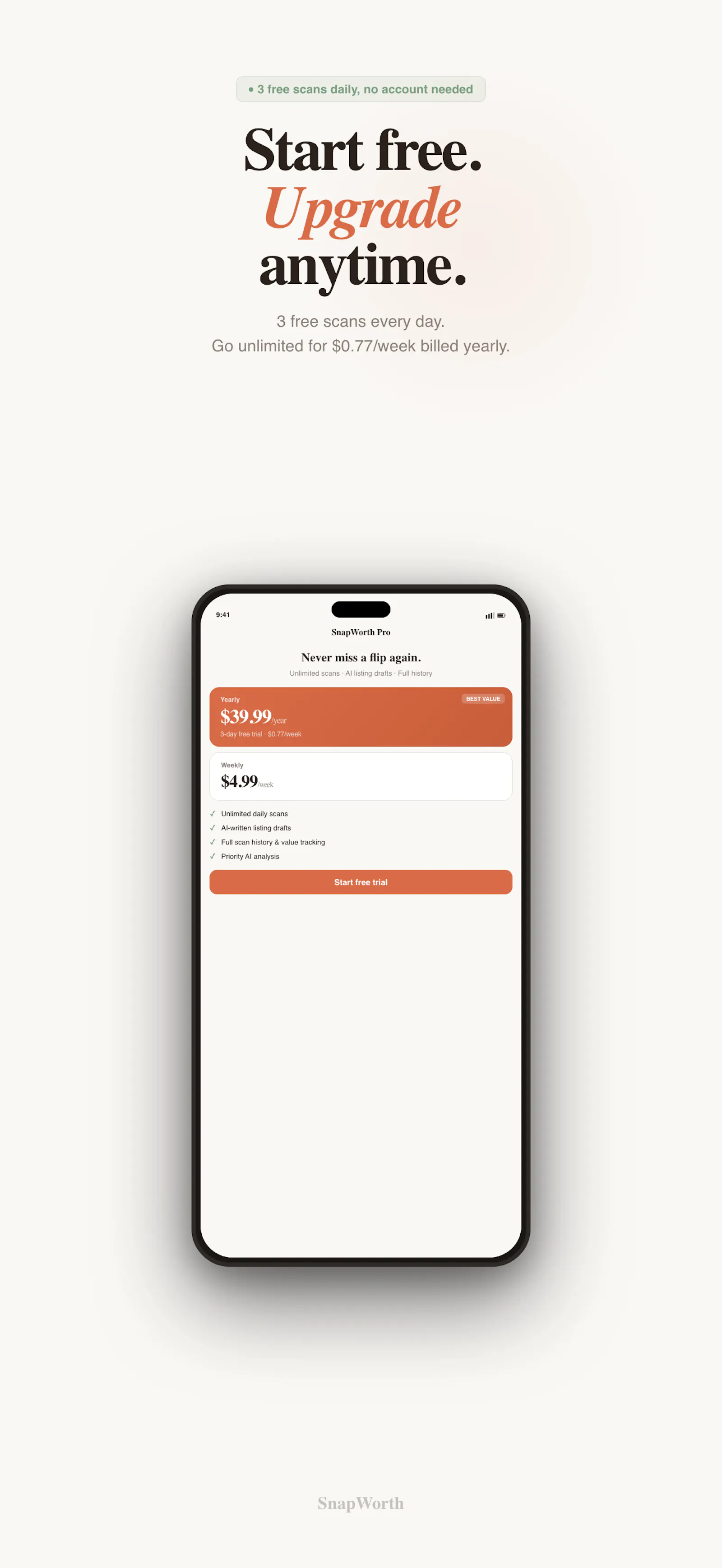 SnapWorth screenshot 3