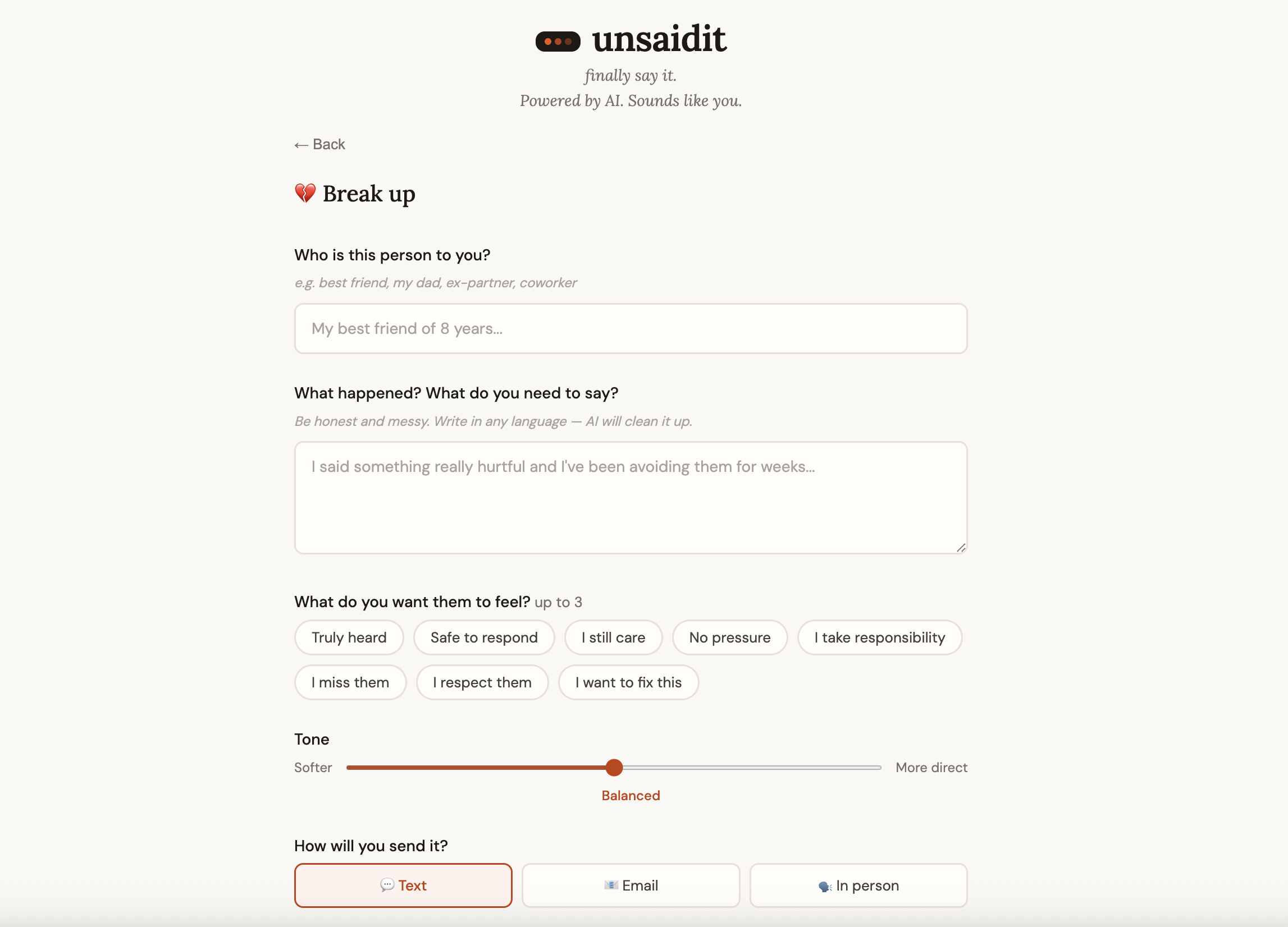 unsaidit gallery image