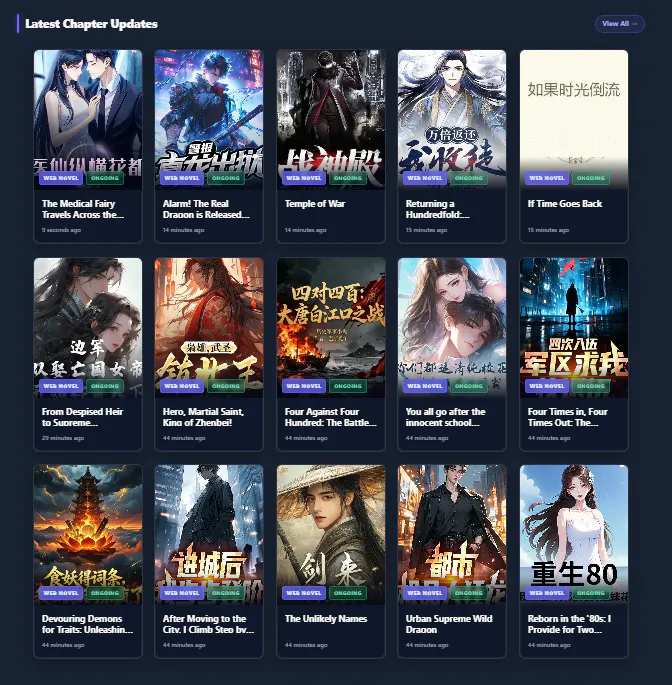 Tracker for manhwa novel gallery image