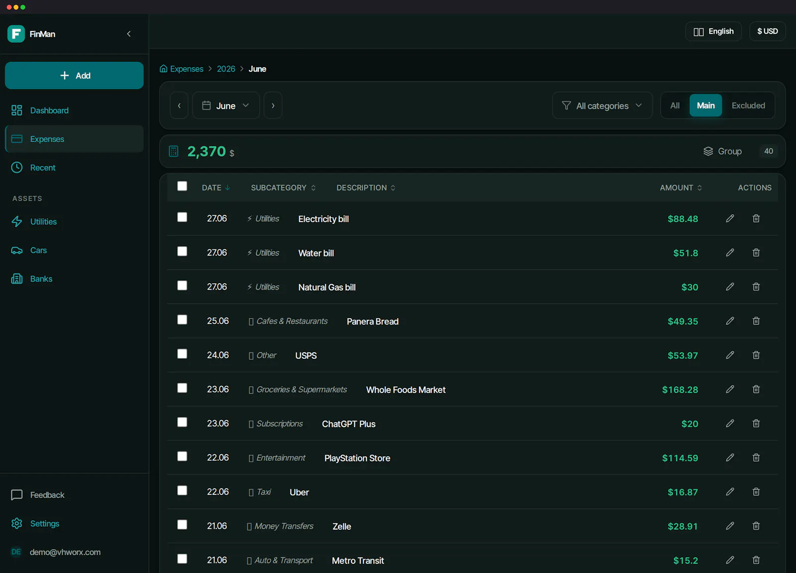 FinMan screenshot 7