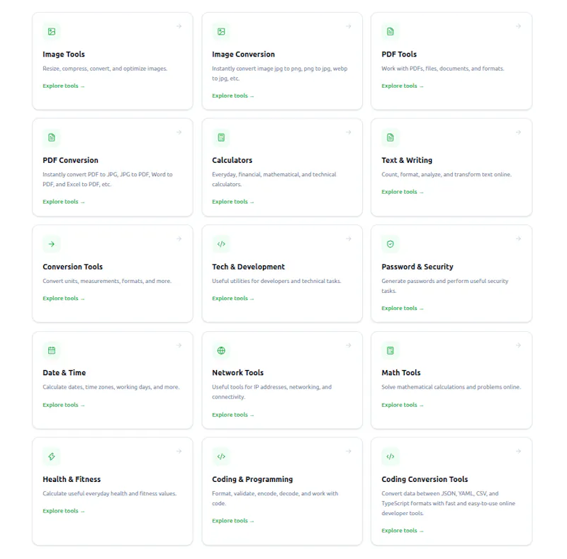 Noloii Free Online Tools Hub screenshot 2