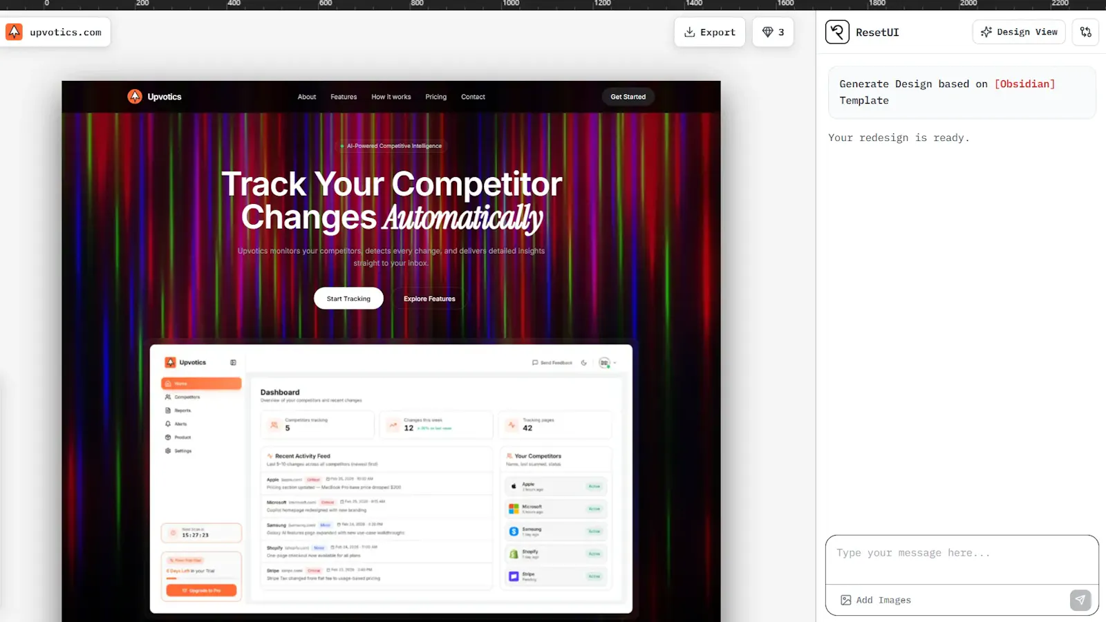 ResetUI screenshot 3