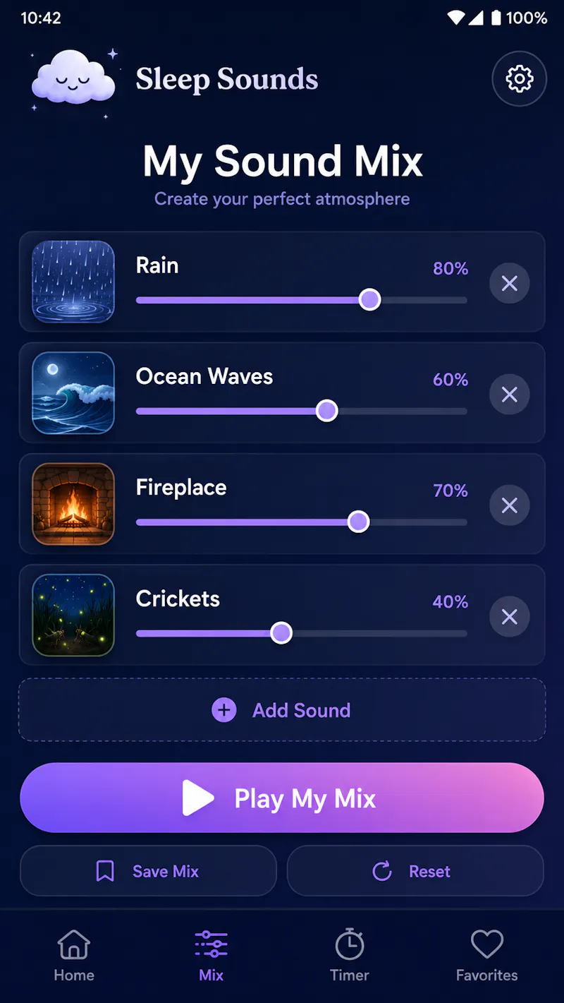 Sleep Sounds, White Noise screenshot 1
