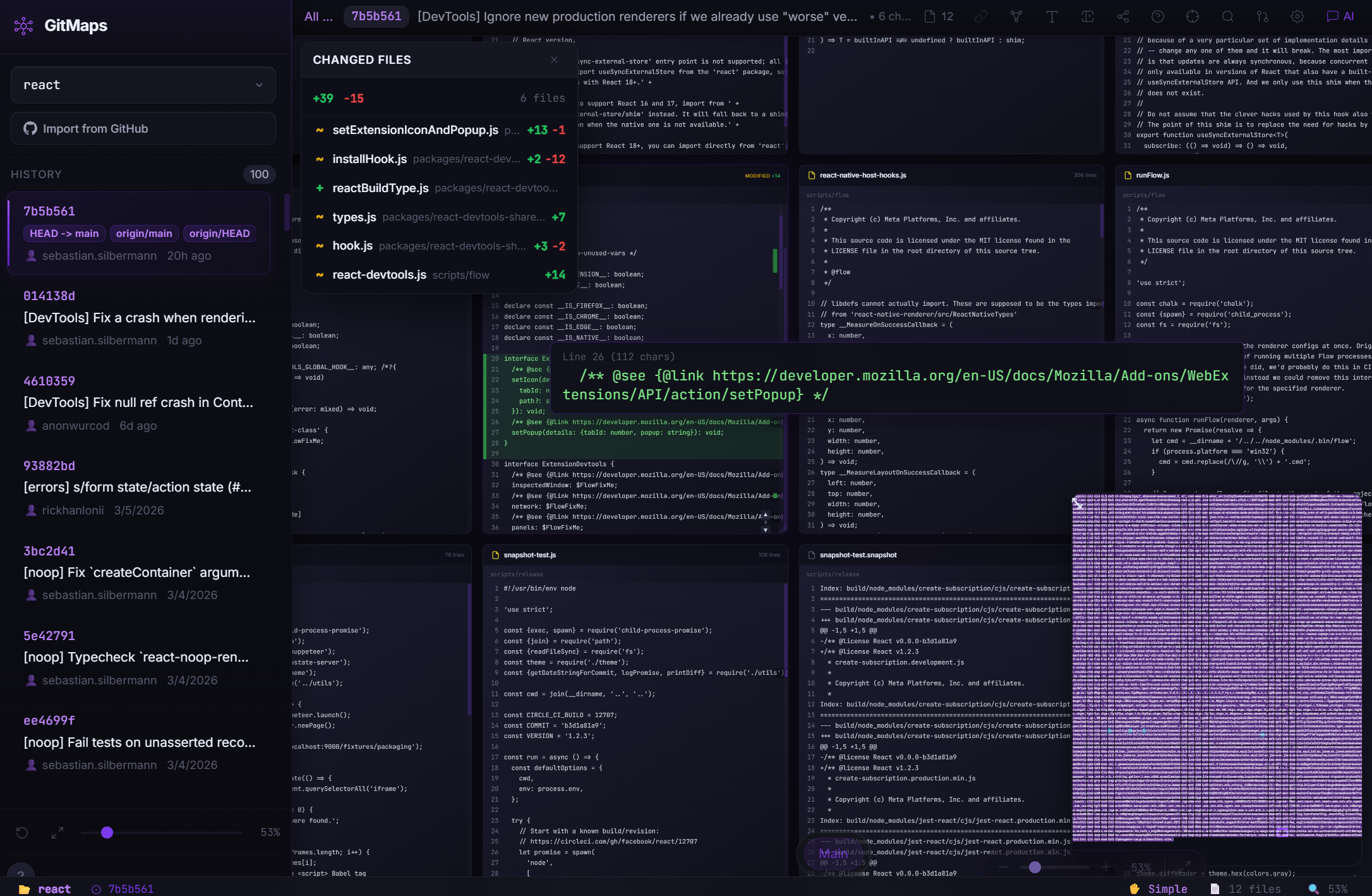 GitMaps - Screenshot 2 showing product features and functionality