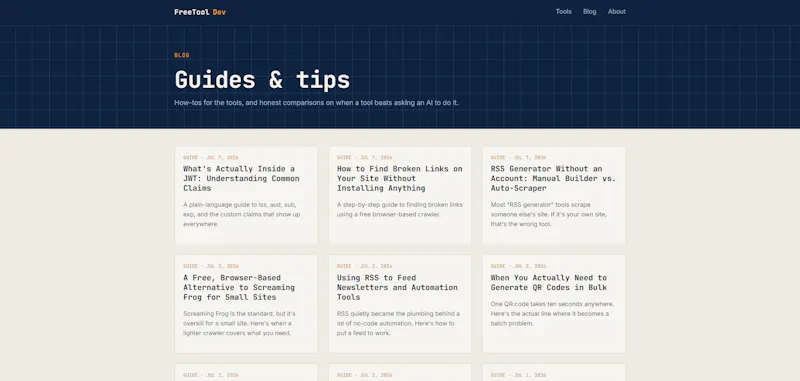 FreeToolDev screenshot 1