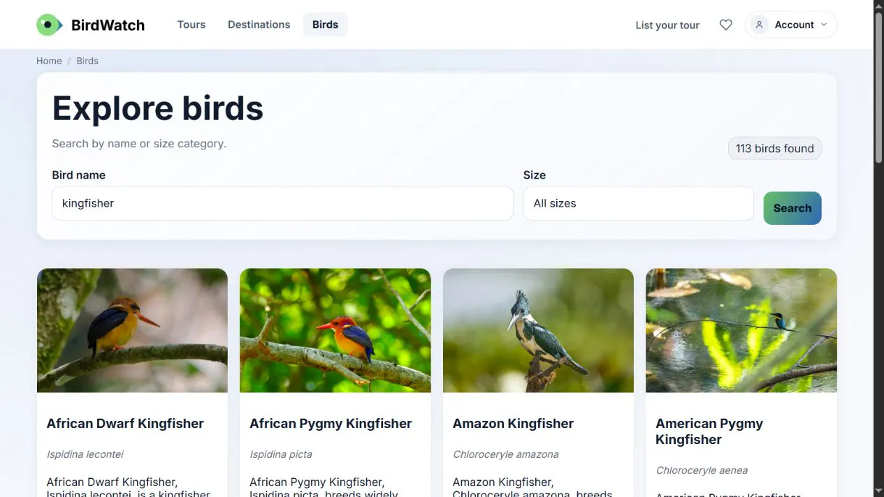 BirdWatch.info gallery image