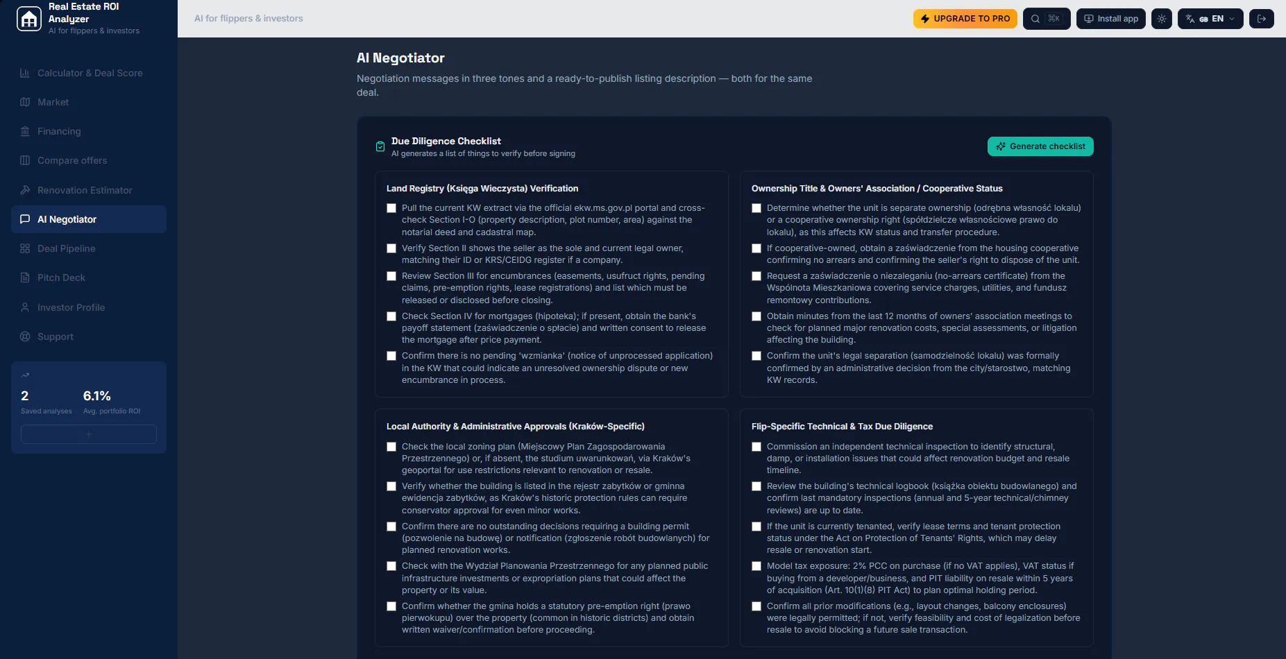 ROI Copilot: Real Estate Calculator gallery image