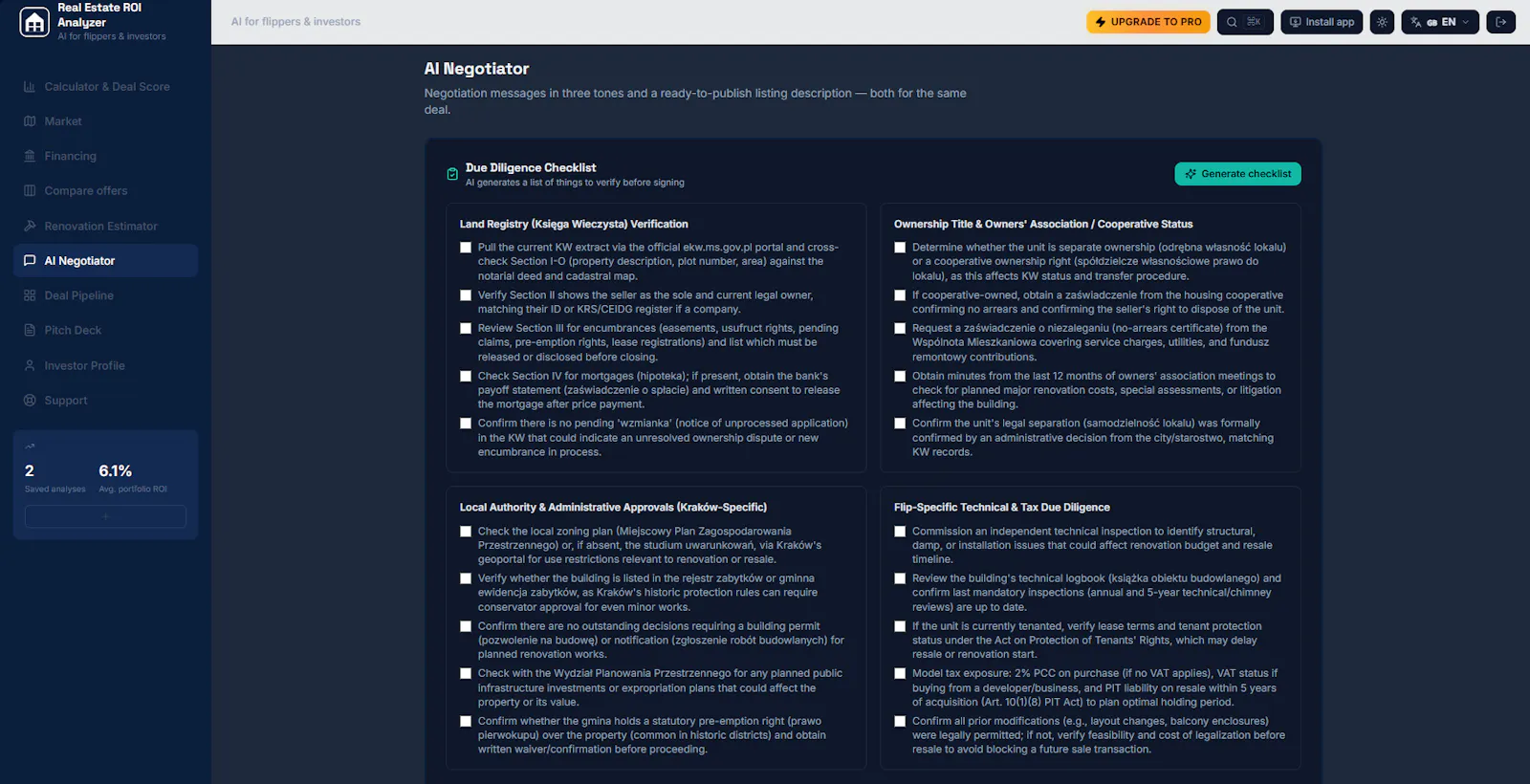 ROI Copilot: Real Estate Calculator screenshot 2