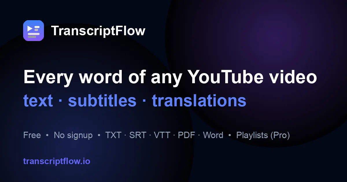 TranscriptFlow gallery image