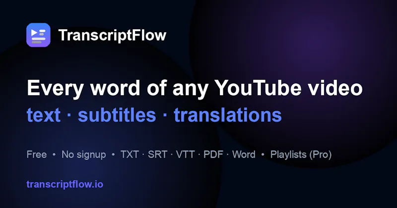 TranscriptFlow screenshot 1