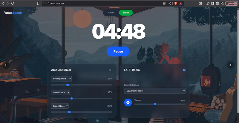 Focus Space screenshot 4