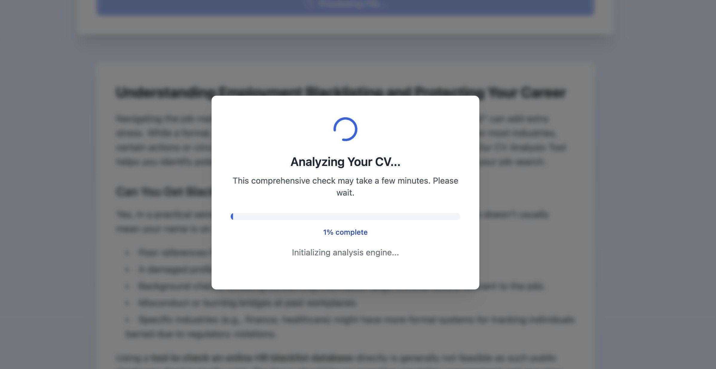 Blacklist CV AI analiz aracı - Kırmızı bayraklar veya kara liste için özgeçmişinizi kontrol edin medya 2