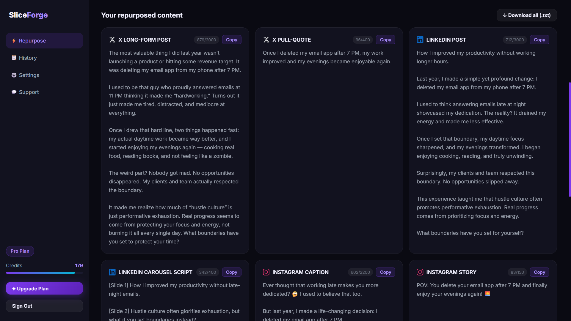 SliceForge gallery image