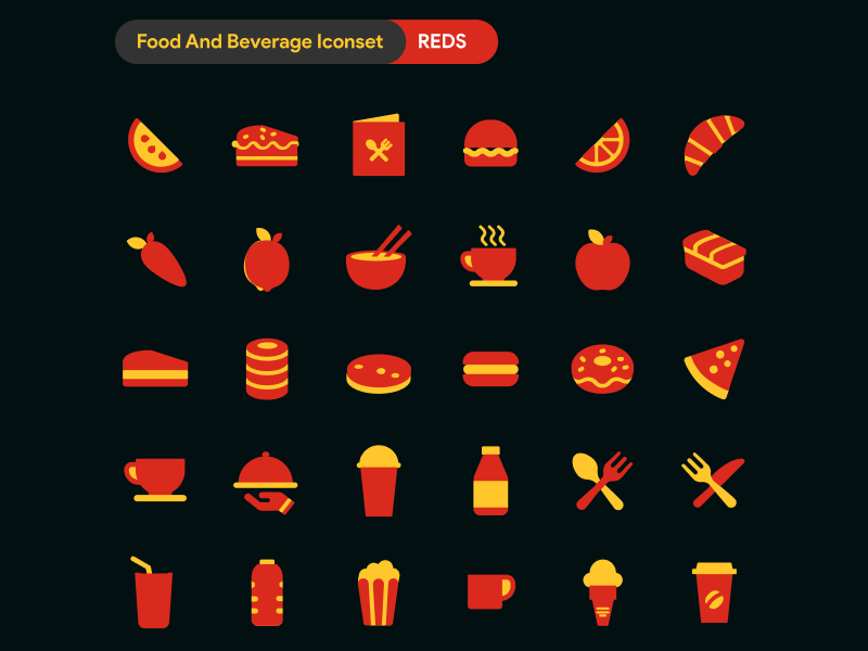 DuoTone Icon - Food and Beverage Iconset gallery image