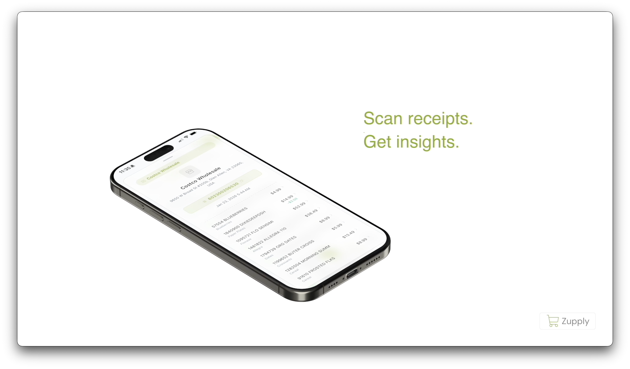 Zupply: Grocery lists with AI gallery image