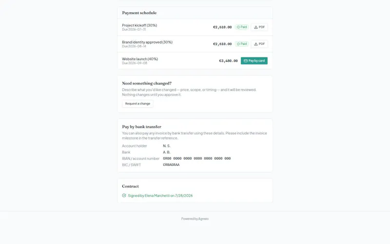 Agreeo screenshot 4