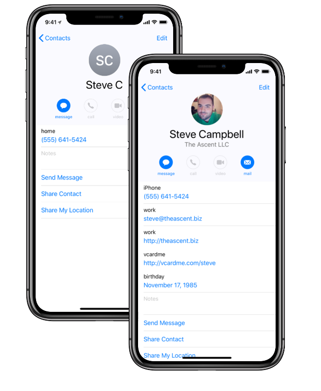 vcardme gallery image