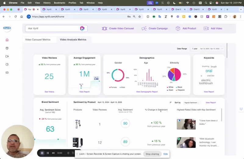 Vyrill Agentic Video Commerce Platform screenshot 1 (video preview)