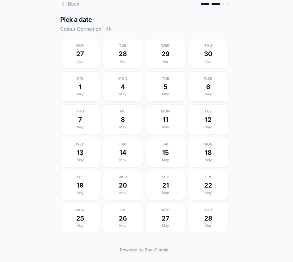 BookSimple by MGS Hosting gallery image
