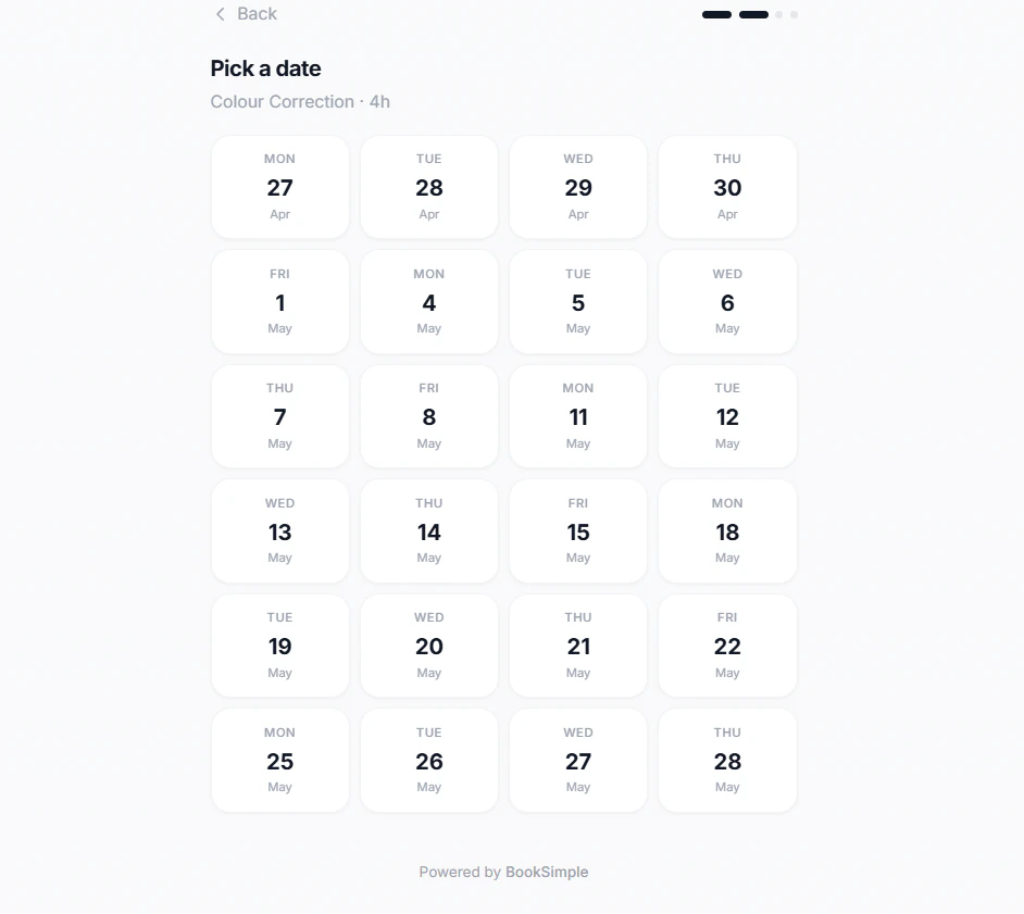BookSimple screenshot 1