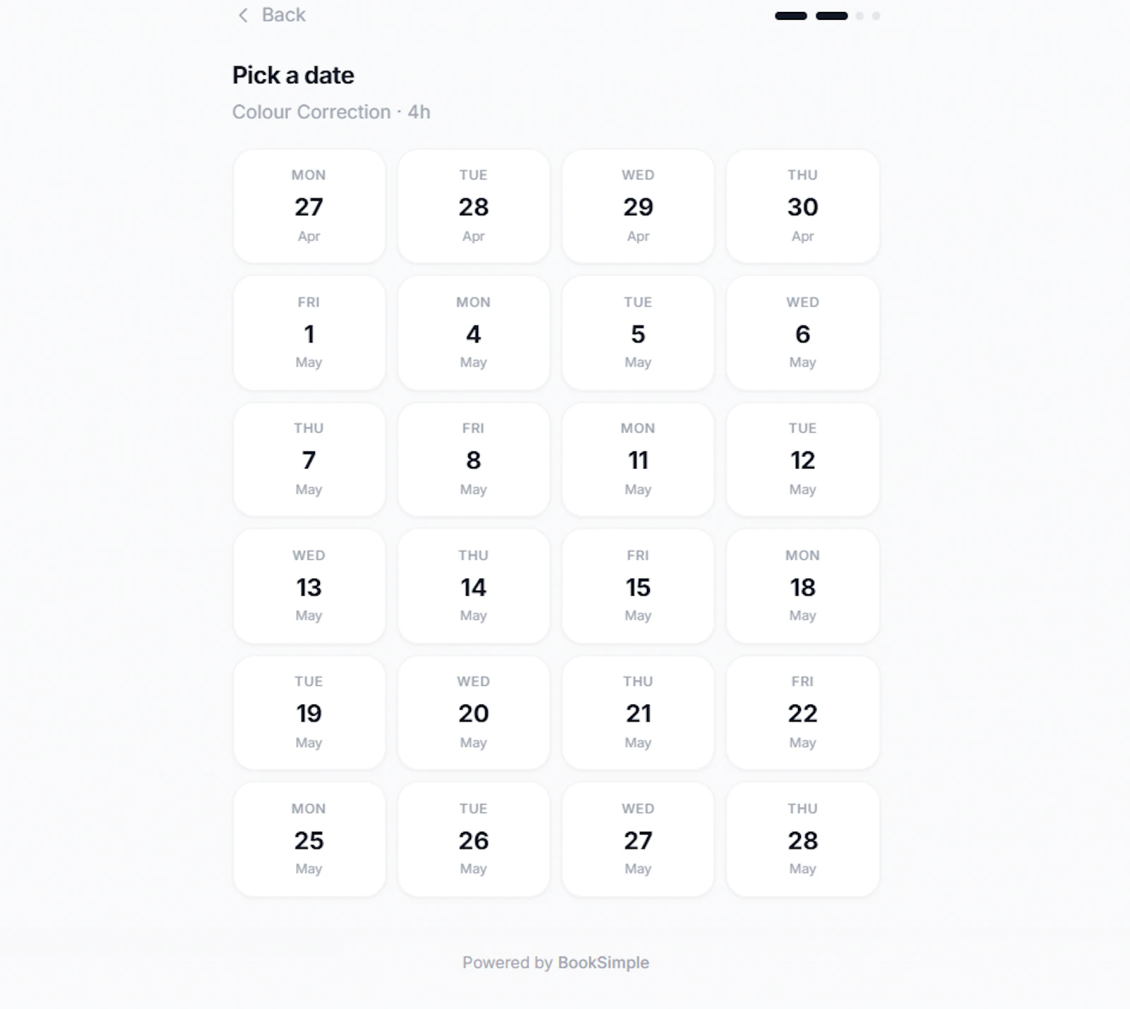 BookSimple by MGS Hosting screenshot 2