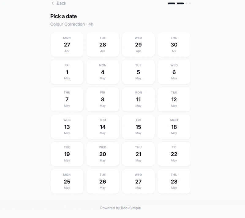 BookSimple by MGS Hosting screenshot 2