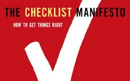The Checklist Manifesto media 3