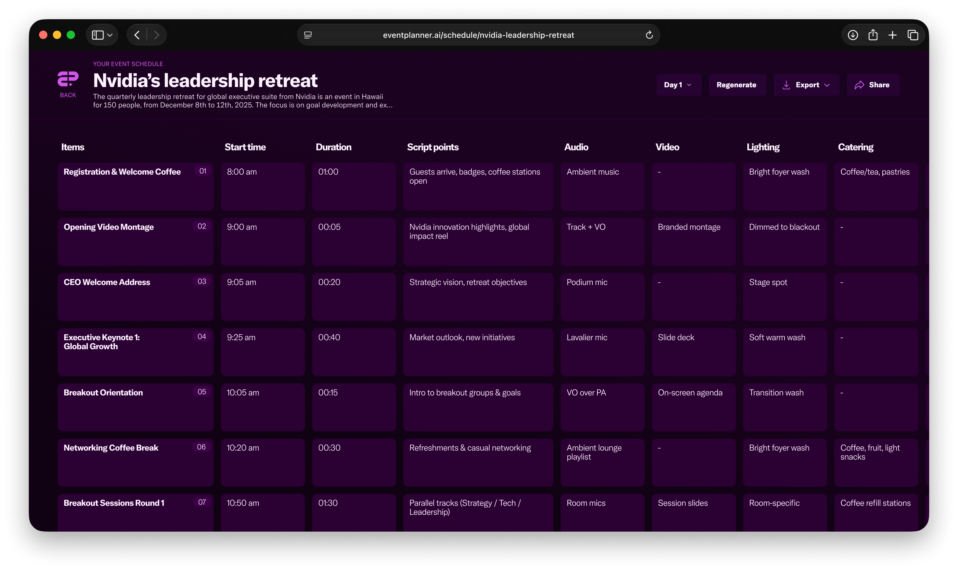 EventPlanner.ai gallery image