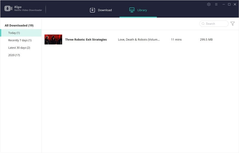 Kigo Netflix Video downloader media 3