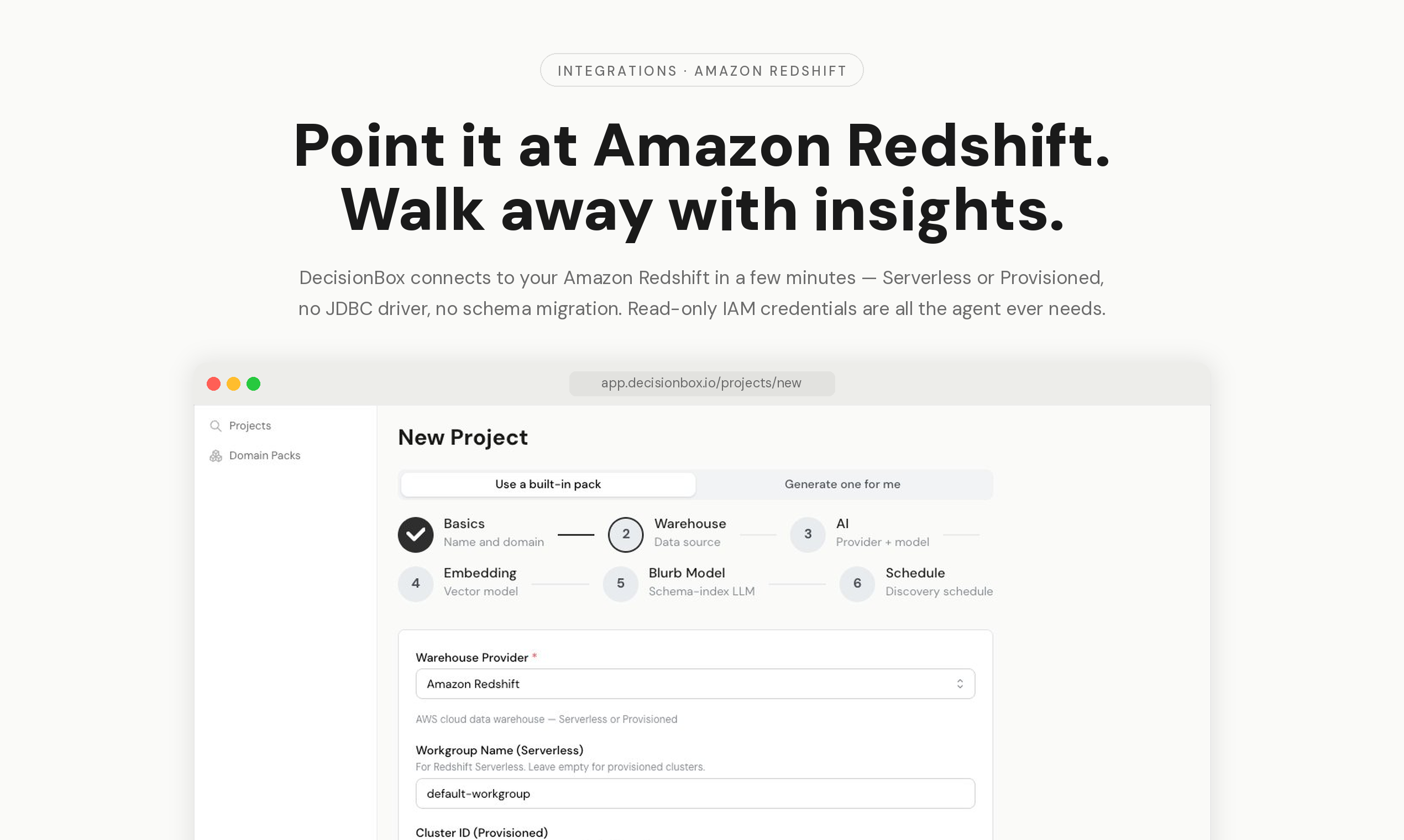 DecisionBox for Amazon Redshift gallery image