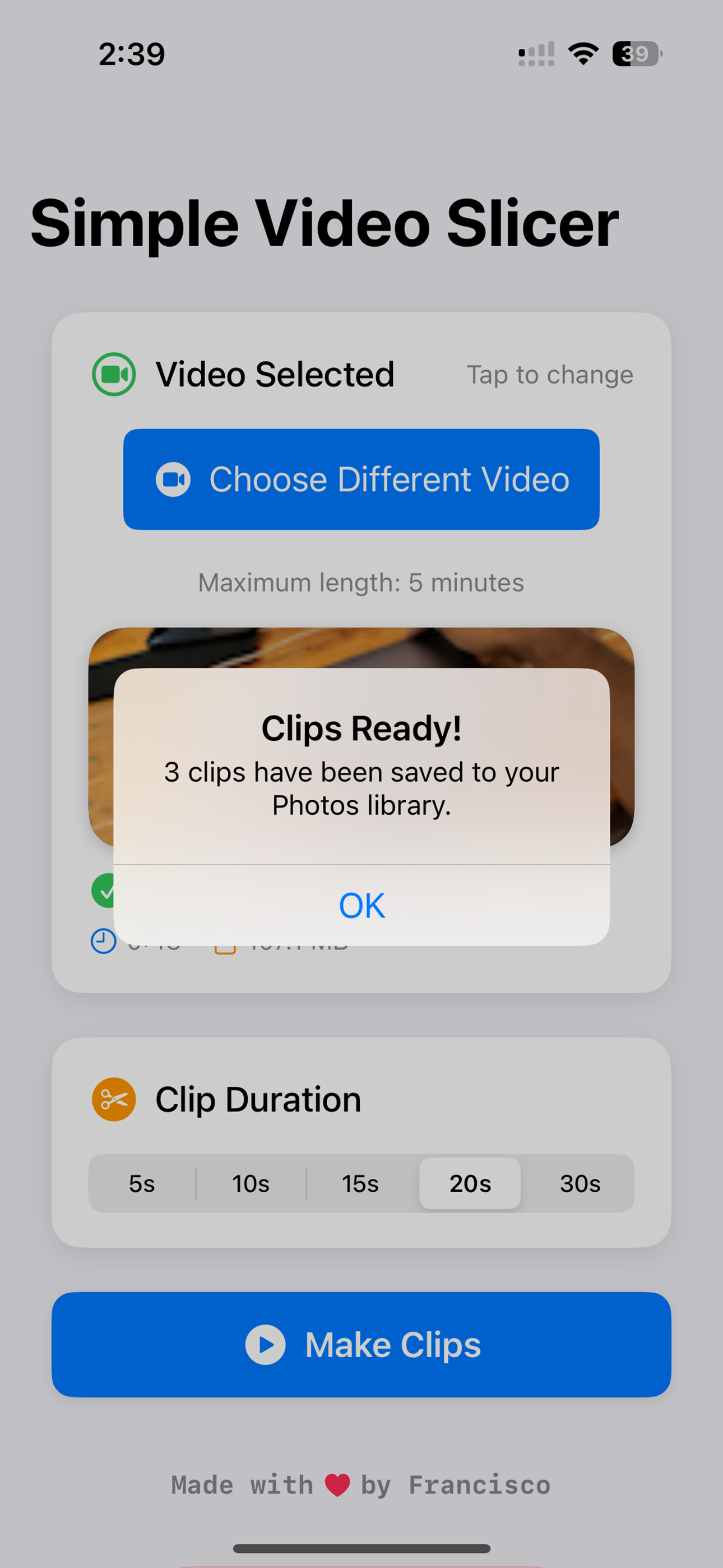 Media Slicer video mudah - Cara paling mudah untuk membuat klip dari video anda 5